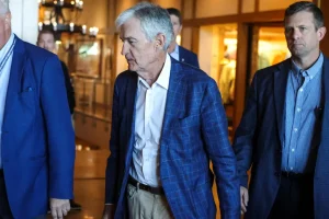 Jerome Powell, the Federal Reserve chair, at the Jackson Hole economic conference. President Trump focused his ire on Mr. Powell and now other policymakers over interest rates Reuters photo by Jim Urquhart).